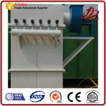 Fabric dust collector for clinker crushing